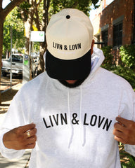 Grey LIVN & LOVN Hoodie